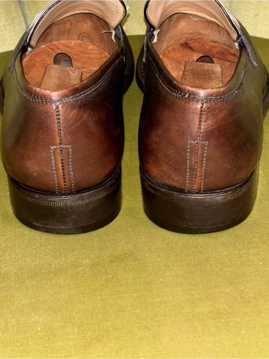 Vintage Salvator Ferragamo Paris Contrast Penny Loafer Men’s 8 D Brown Ivory main image 10
